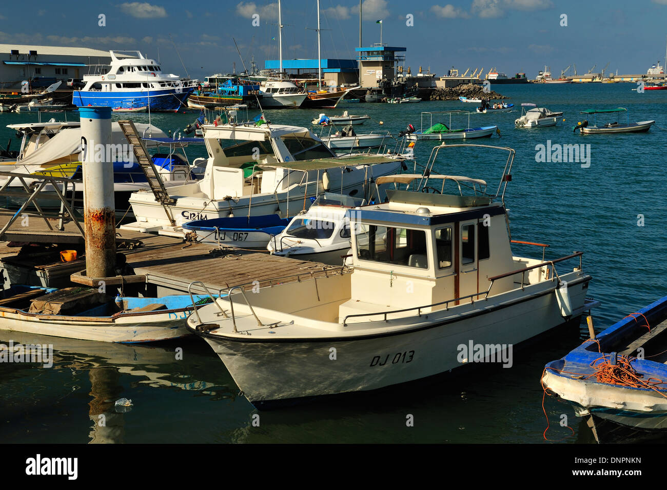 Fishing harbour of Djibouti city, Djibouti, Horn of Africa Stock Photo ...