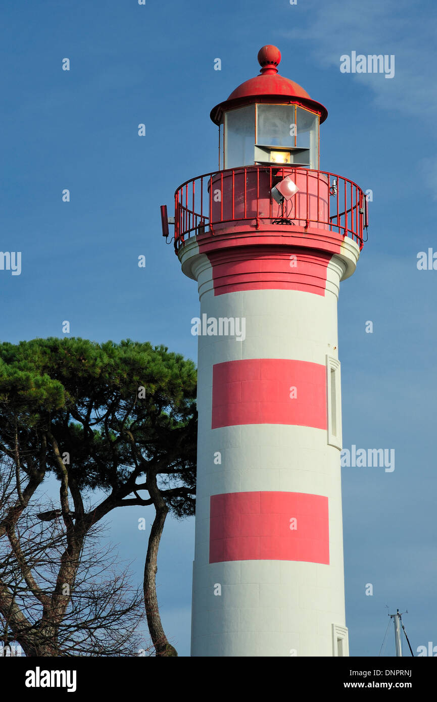 Lighthouse of La Rochelle port in Charente-Maritime, France Stock Photo