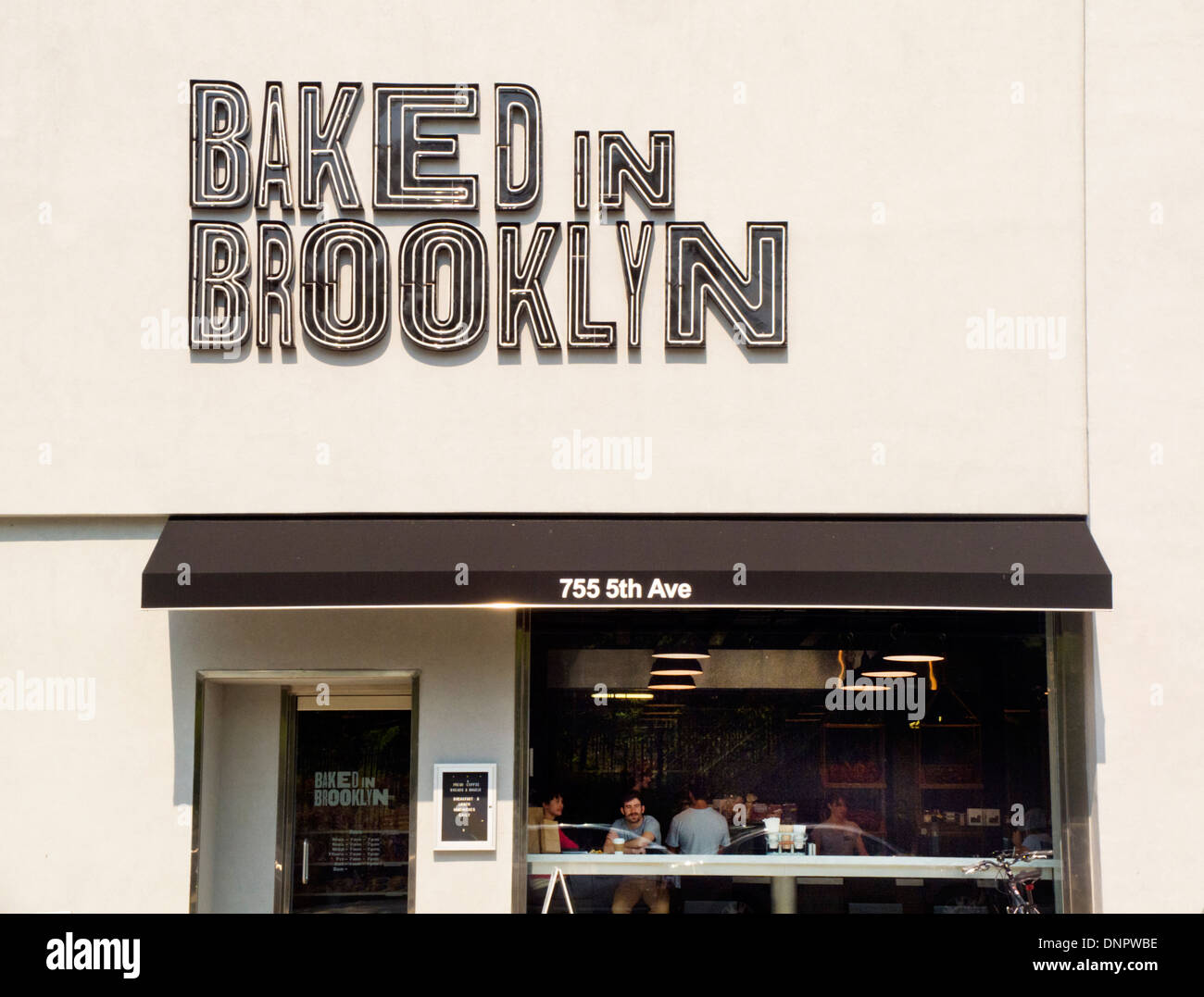 baked in Brooklyn bake shop Stock Photo Alamy