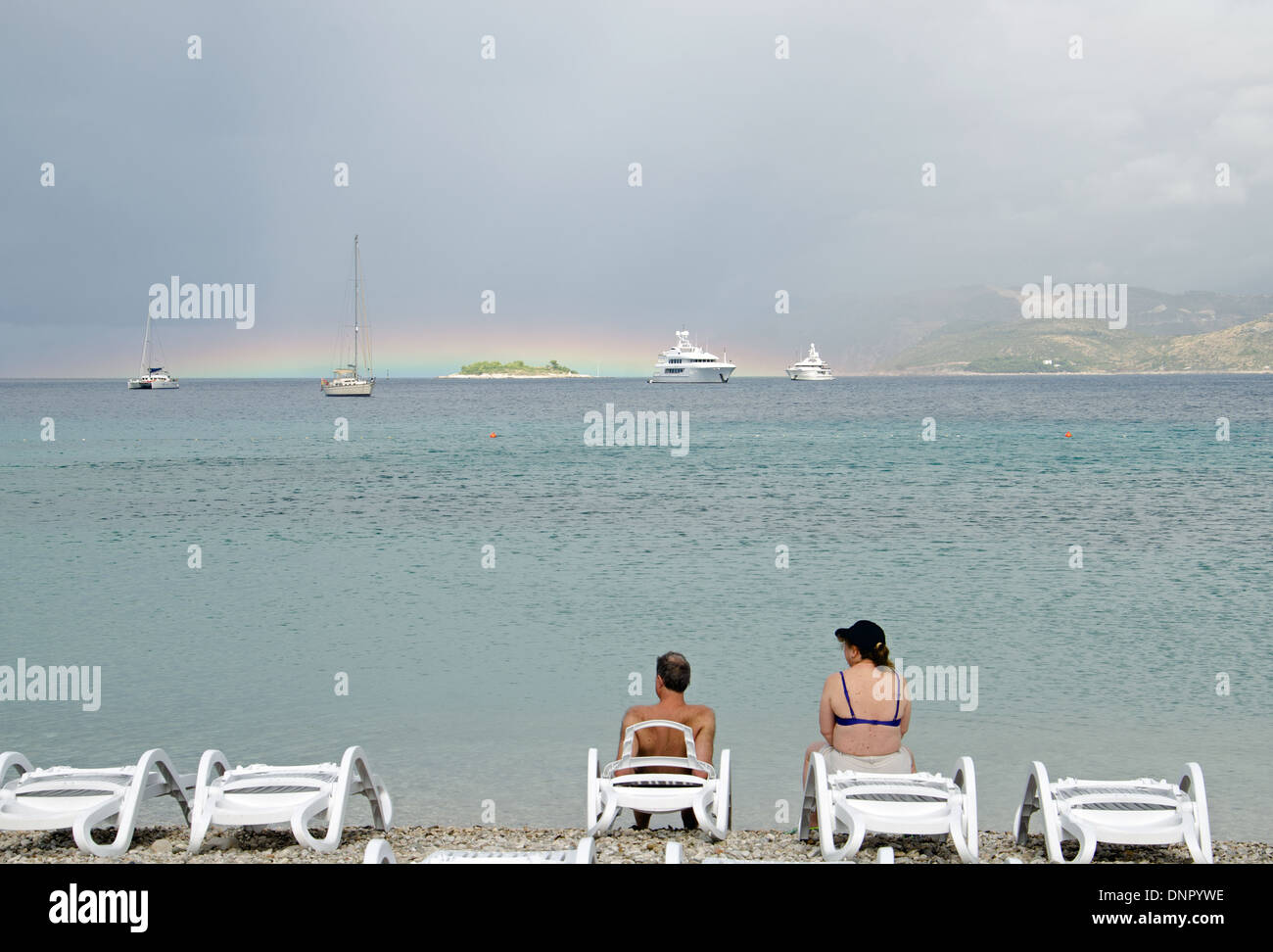 live beach Stock Photo
