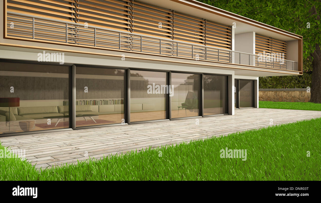 House exterior composition hi-res stock photography and images - Alamy