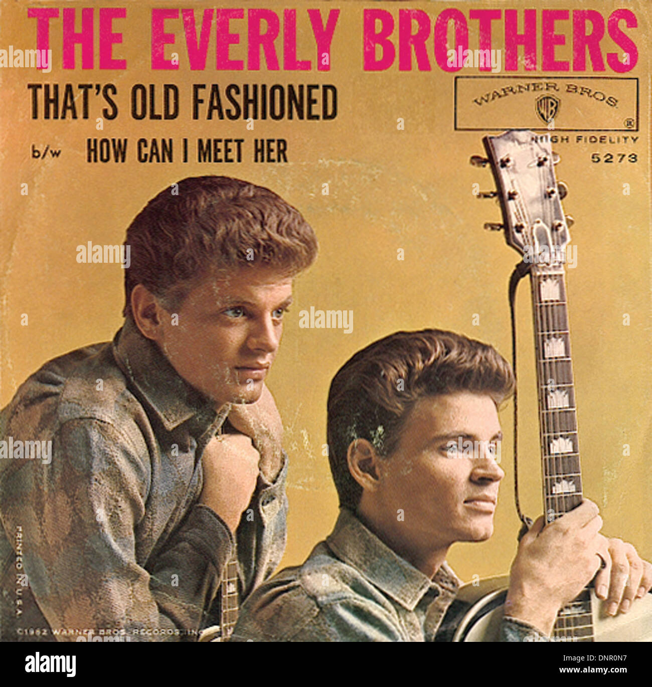 EVERLY BROTHERS - circa 1960s - Photo Courtesy Granamour Weems Collection.  Editorial use only. Stock Photo