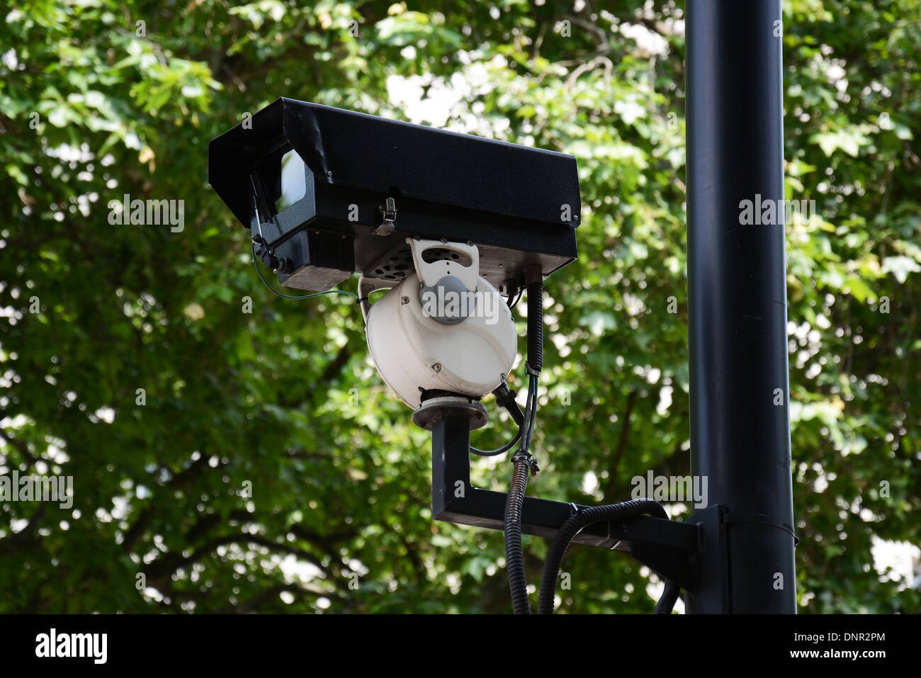 Black CCTV camera Stock Photo Alamy