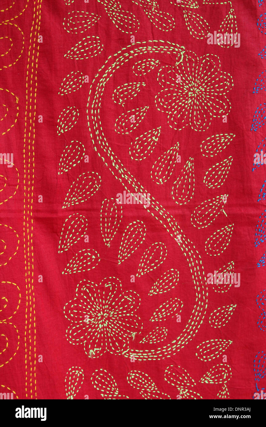 Contemporary Nakshi kantha in bangladesh. Nakshi kantha, book cover Stock Photo 65046426 Alamy