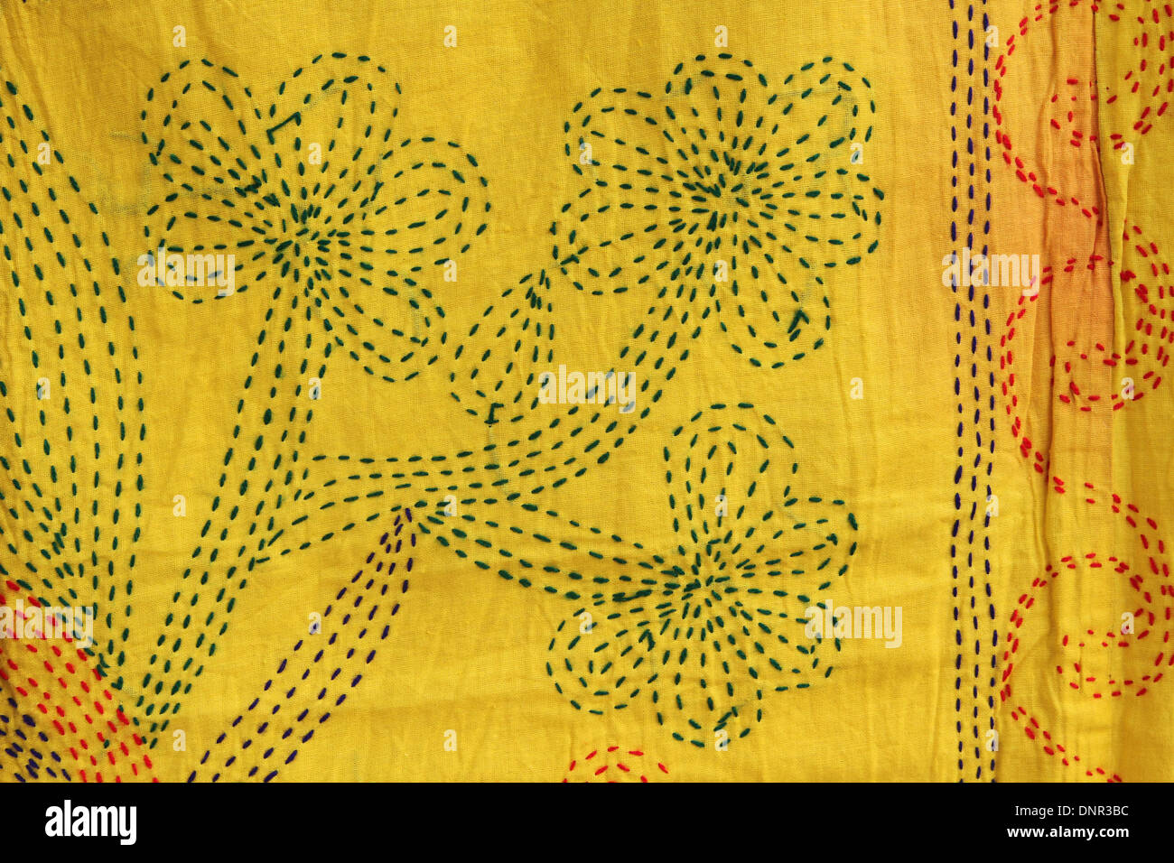 Contemporary Nakshi kantha in bangladesh. Nakshi kantha, book cover, color Stock Photo Alamy