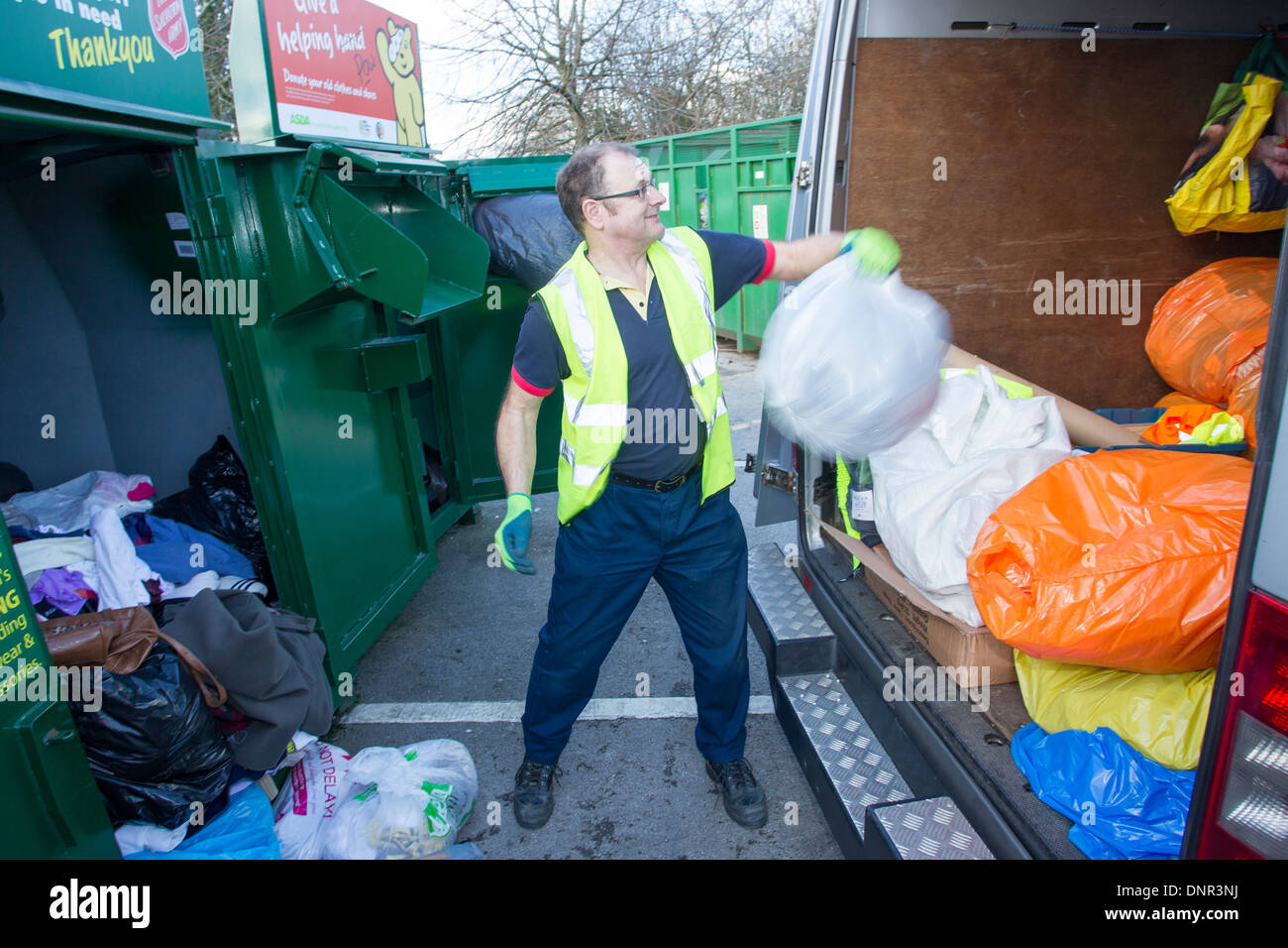 Salvation Army clothes charity bank Stock Photo Alamy