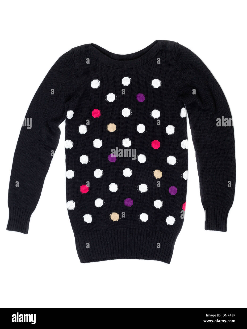 Polka dots black sweater