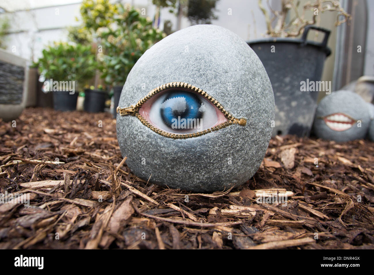 garden centre animal statues for gardens Stock Photo Alamy