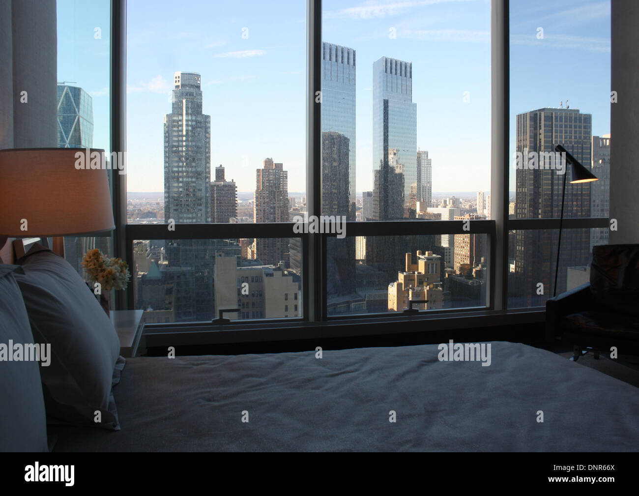 New York, USA. 20th Nov, 2013. The view from the tallest residential skyscraper 