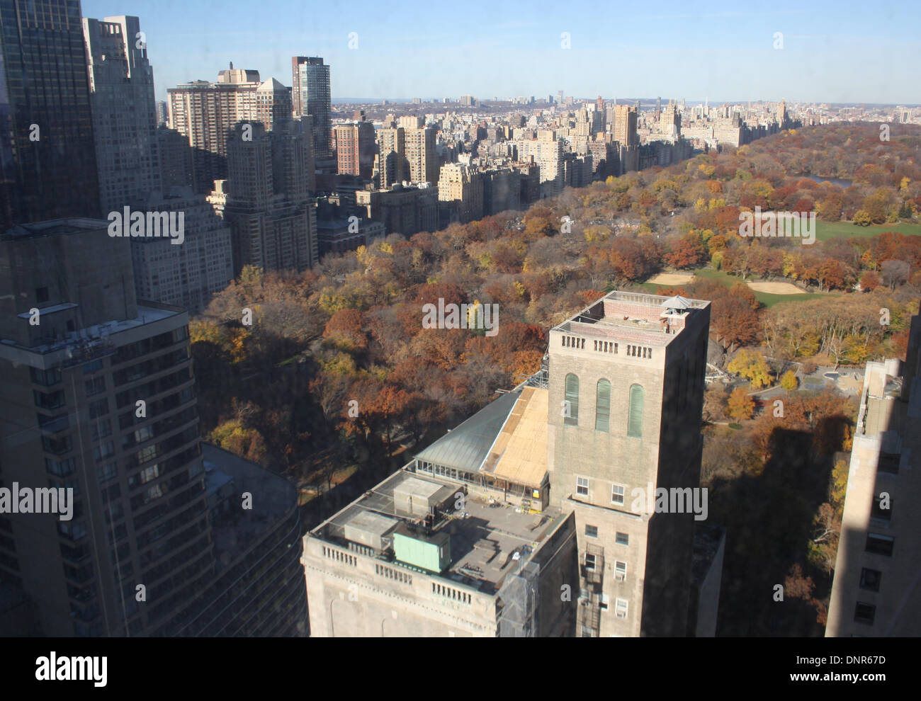 View of New York, USA. 20th Nov, 2013. The view from the tallest residential skyscraper 