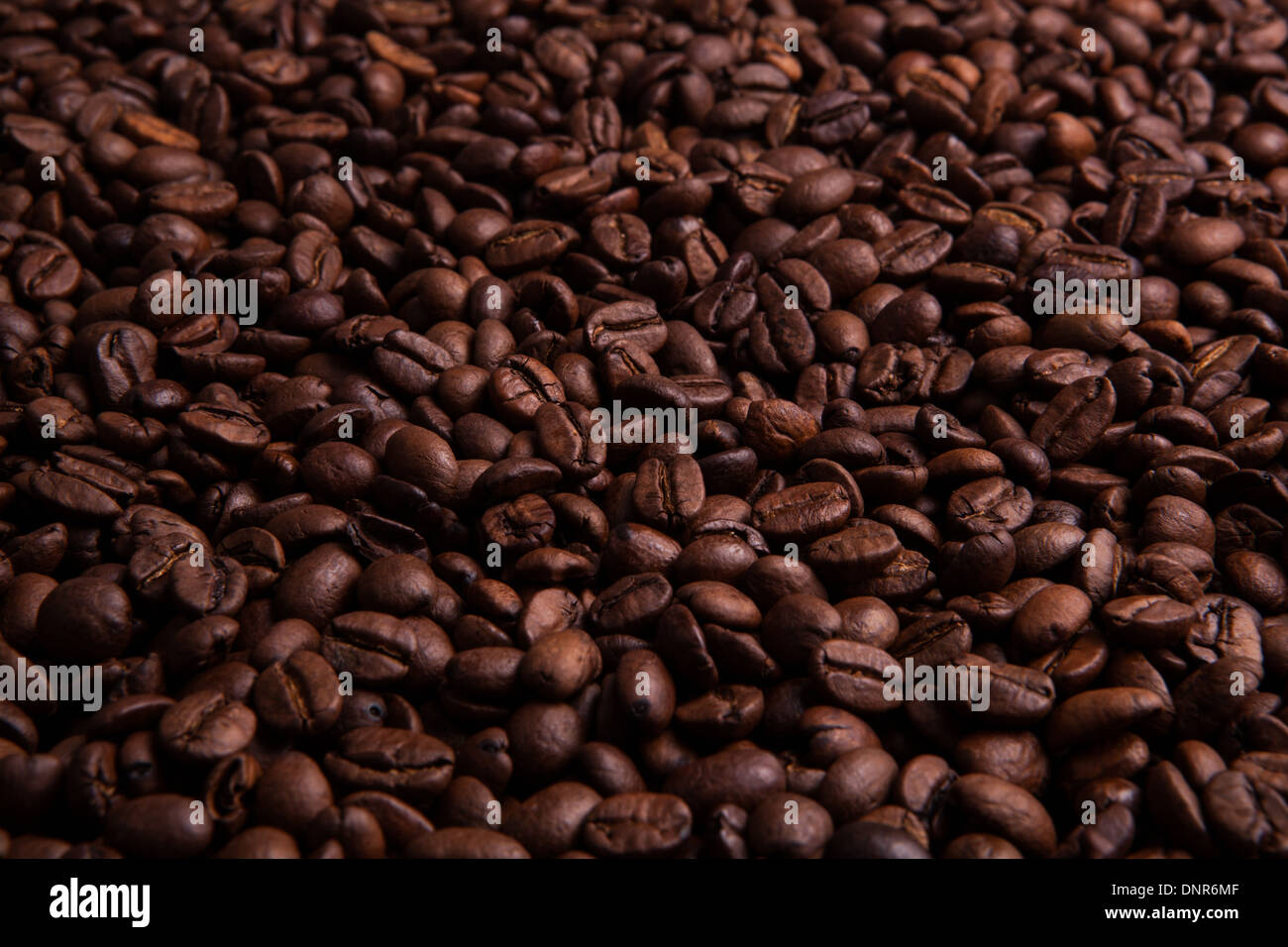 roasted coffee beans in macro Stock Photo - Alamy