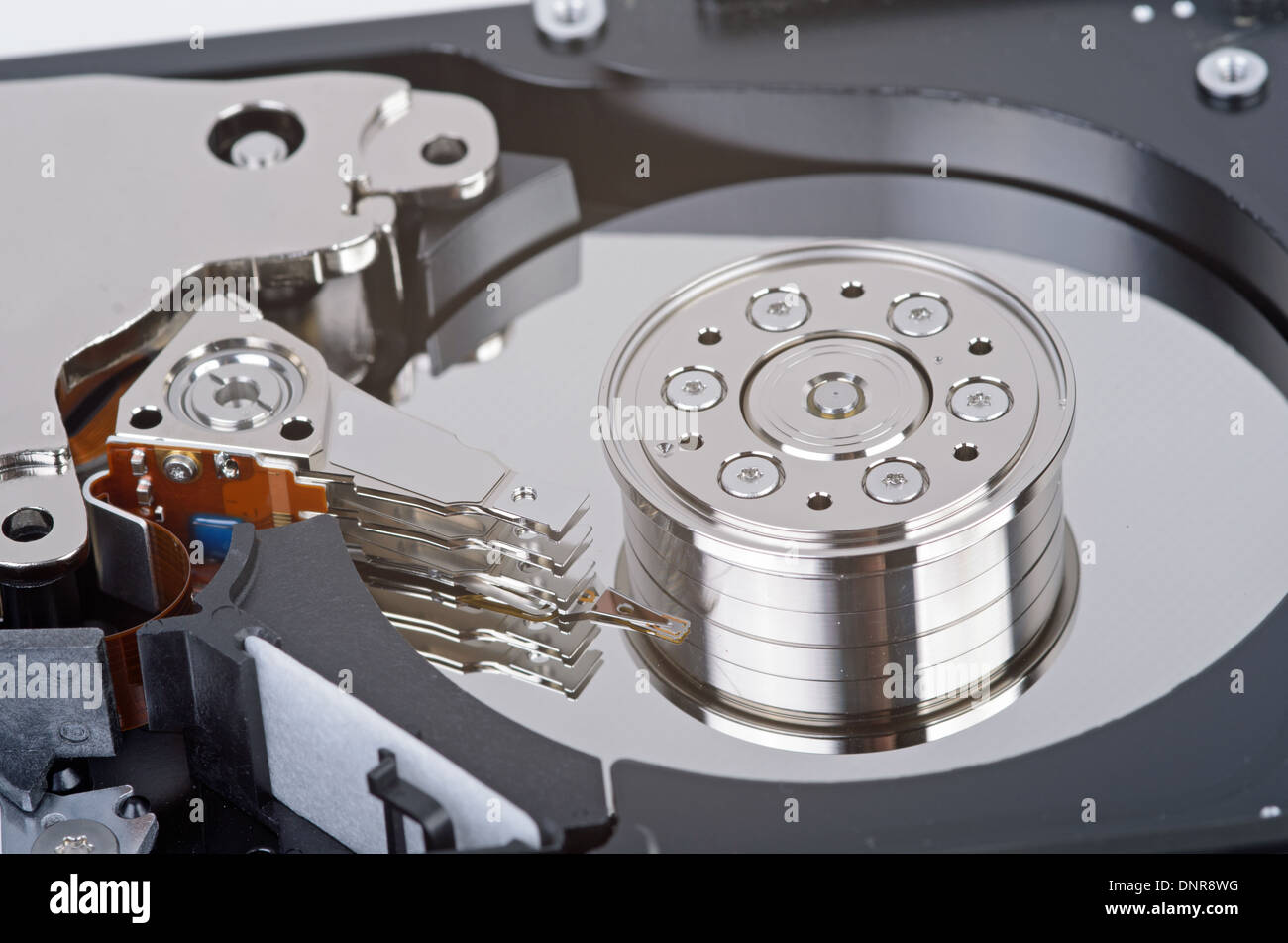 Photo of hard drive on white background Stock Photo - Alamy