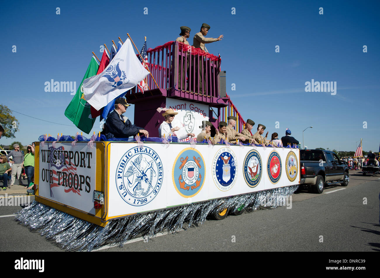 Veterans Day parade in Pensacola Florida USA Stock Photo Alamy