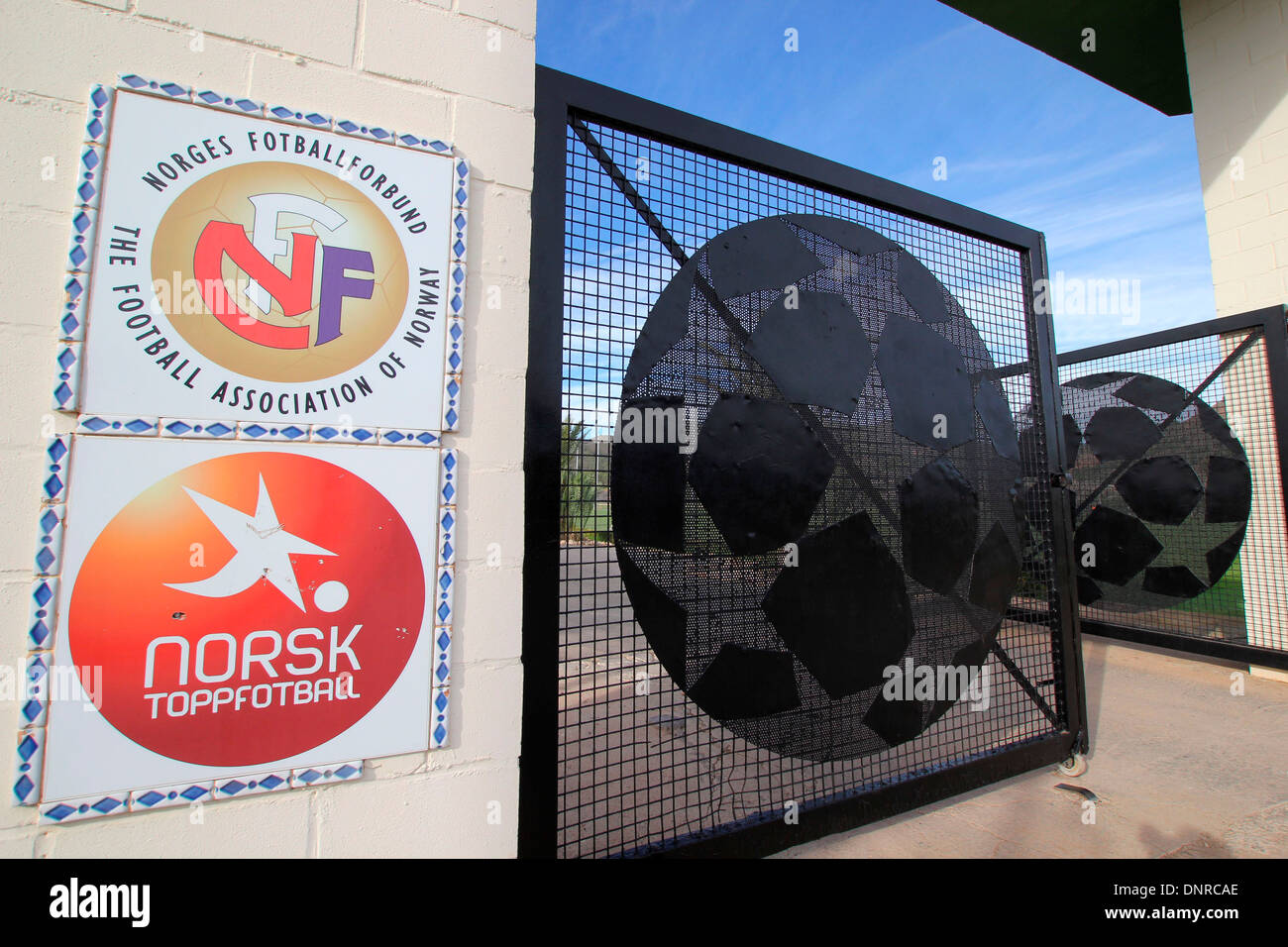 La Manga Club Football Centre Stock Photo