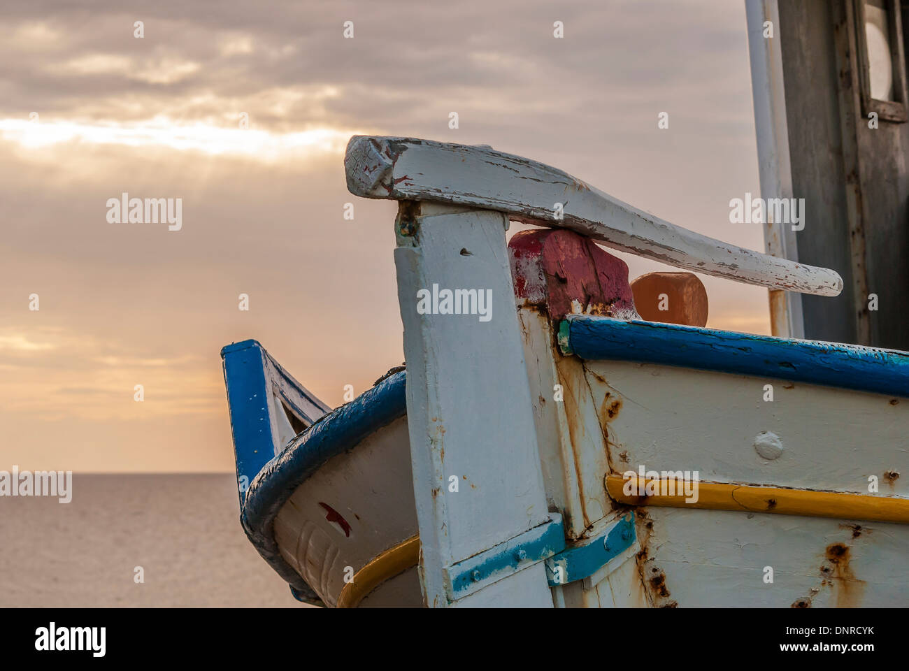 Greek traditional boat Stock Photo