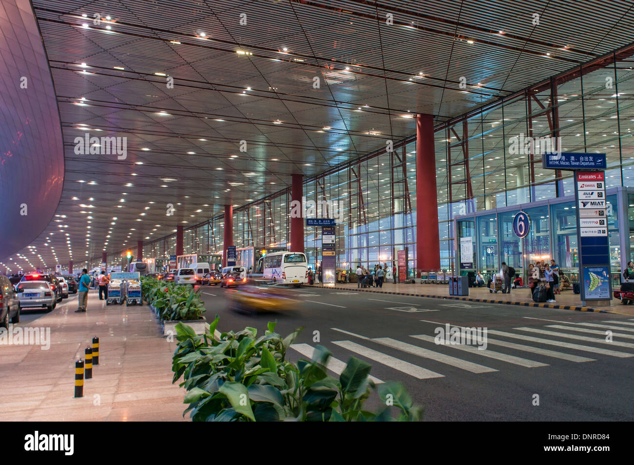 Beijing Capital International Airport in Bejing, China Stock Photo