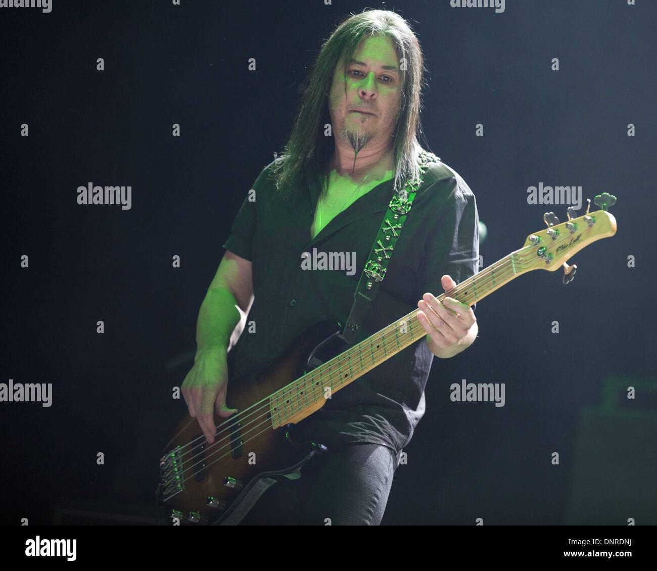 Pryor, Oklahoma, USA. 27th May, 2012. EDDIE JACKSON of Queensryche performs at one of their final shows before splitting up during 2012 Rocklahoma in Pryor, Oklahoma. © Daniel DeSlover/ZUMAPRESS.com/Alamy Live News Stock Photo