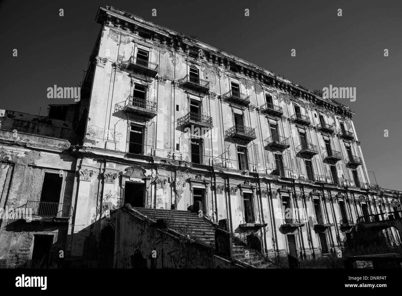 Real porto del Granatello Portici Stock Photo