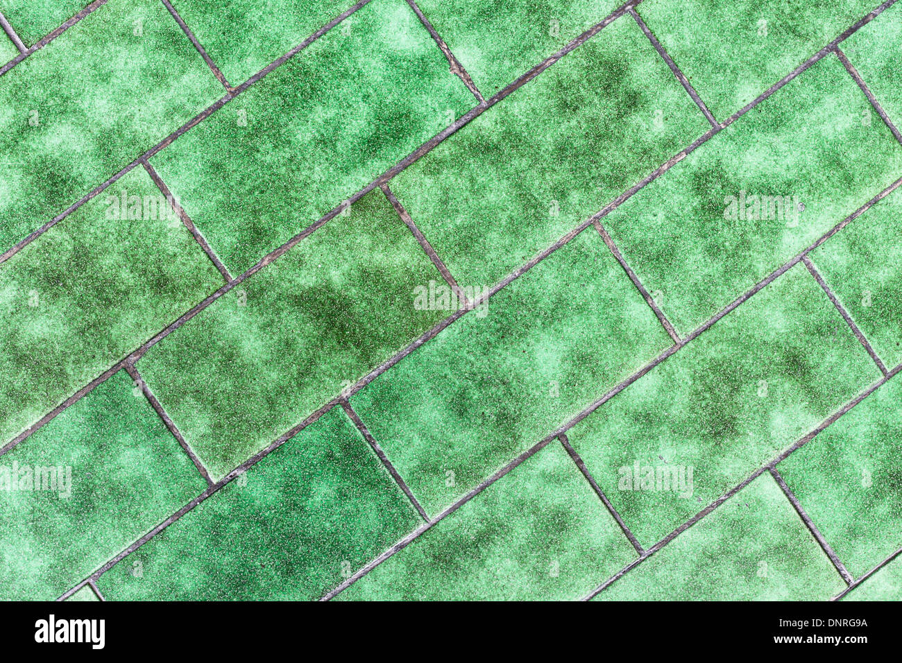 Mottled green tiles as a background image Stock Photo