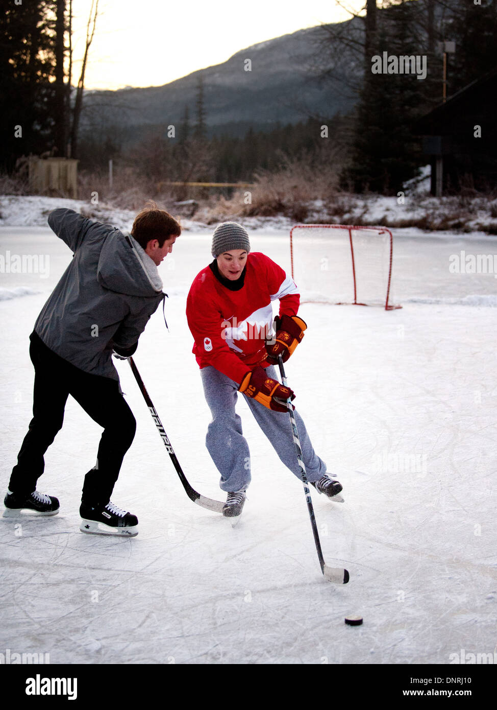 Canada hockey lake hires stock photography and images Alamy