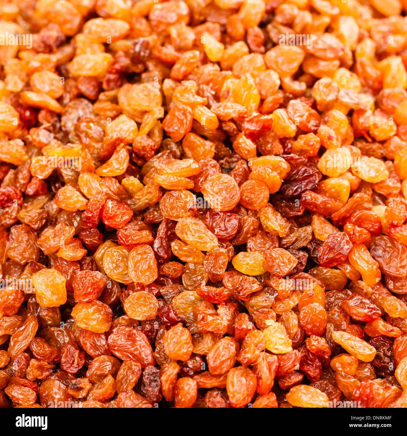 Golden Raisins Background Stock Photo Alamy
