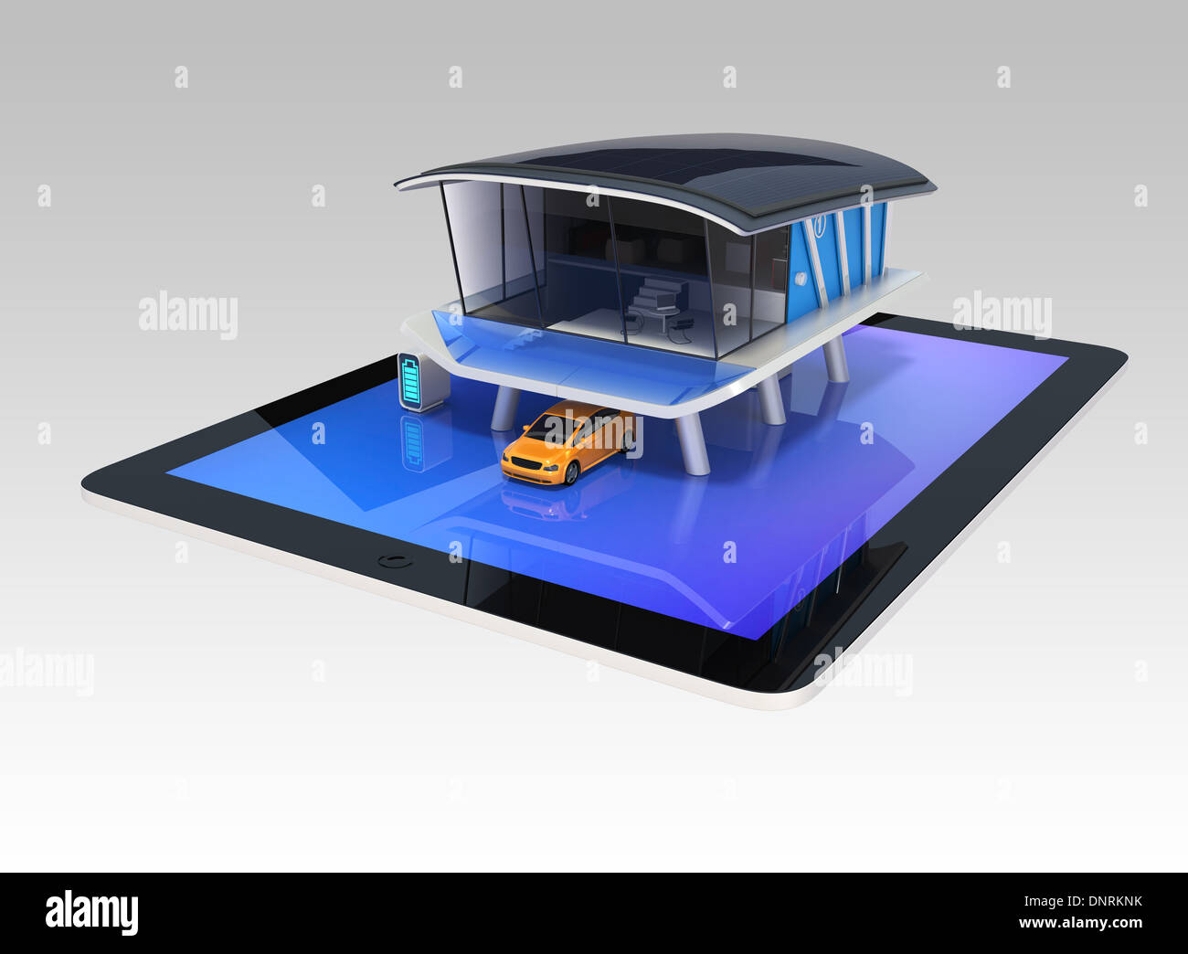 Solar home energy saving hi-res stock photography and images - Alamy