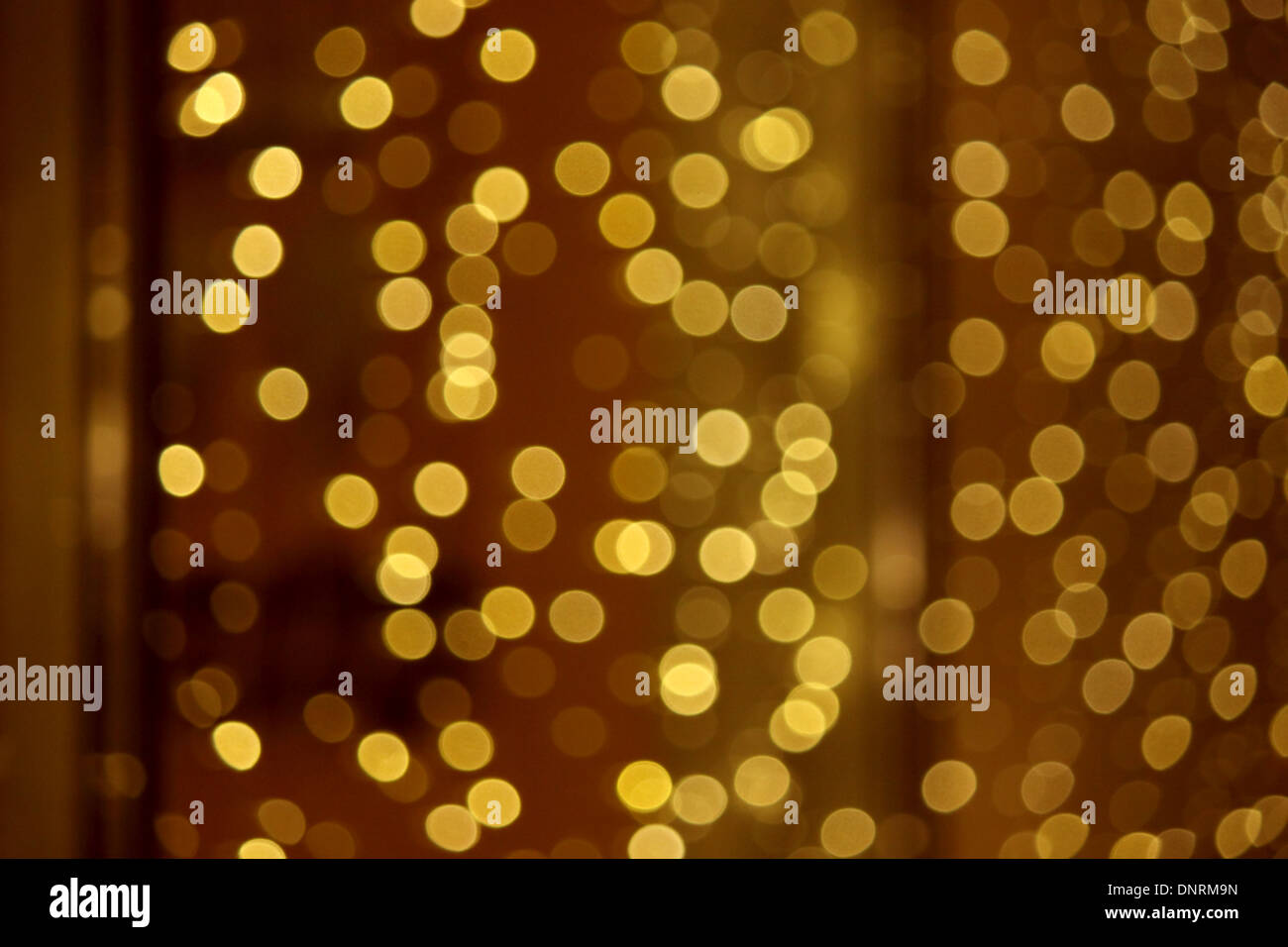 abstract Christmas lights bokeh background Stock Photo