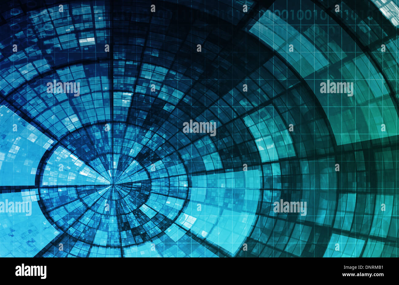 Modern Technology Code Illustration Lines as Art Stock Photo - Alamy