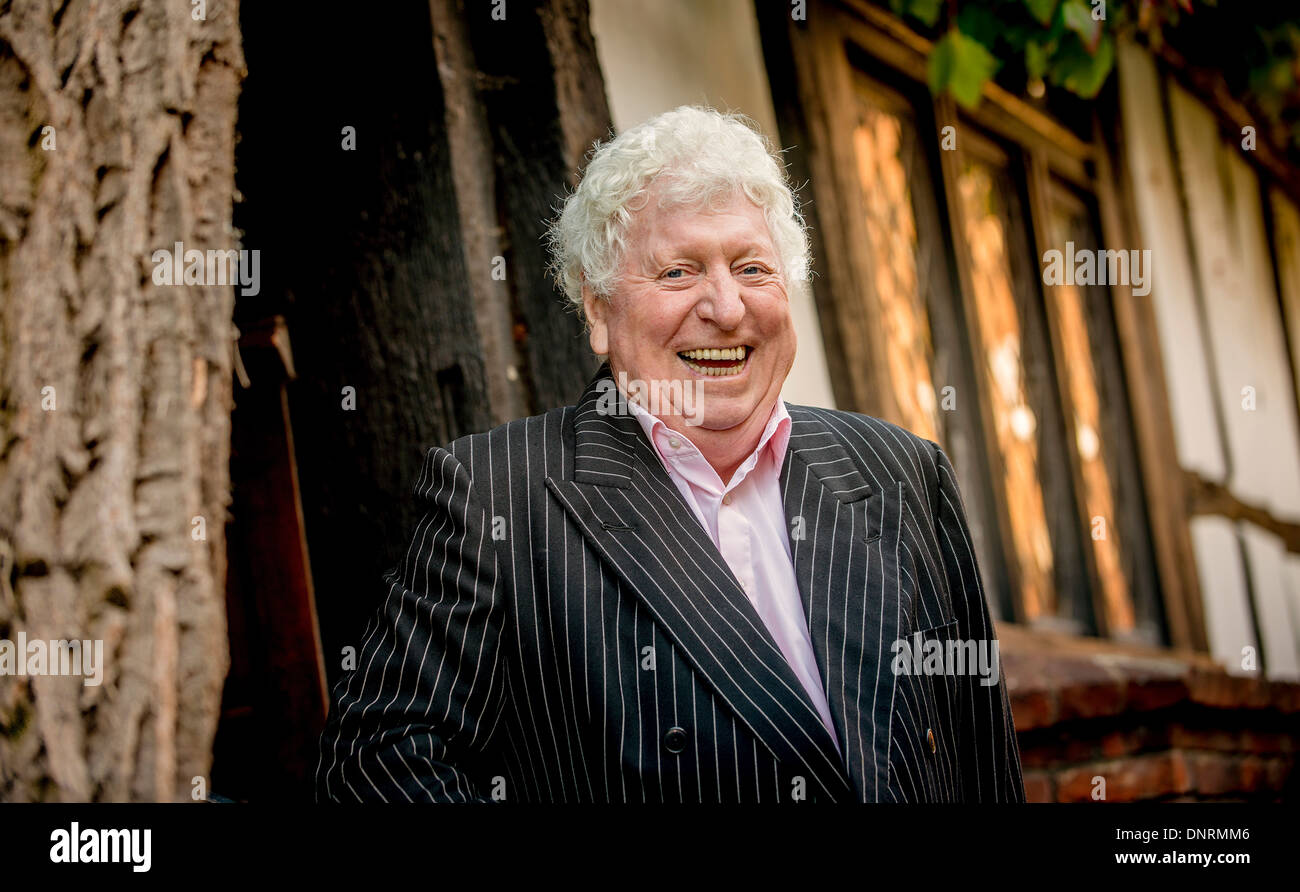 Actor Tom Baker photographed 2013 in Rye, East Sussex, UK. Stock Photo