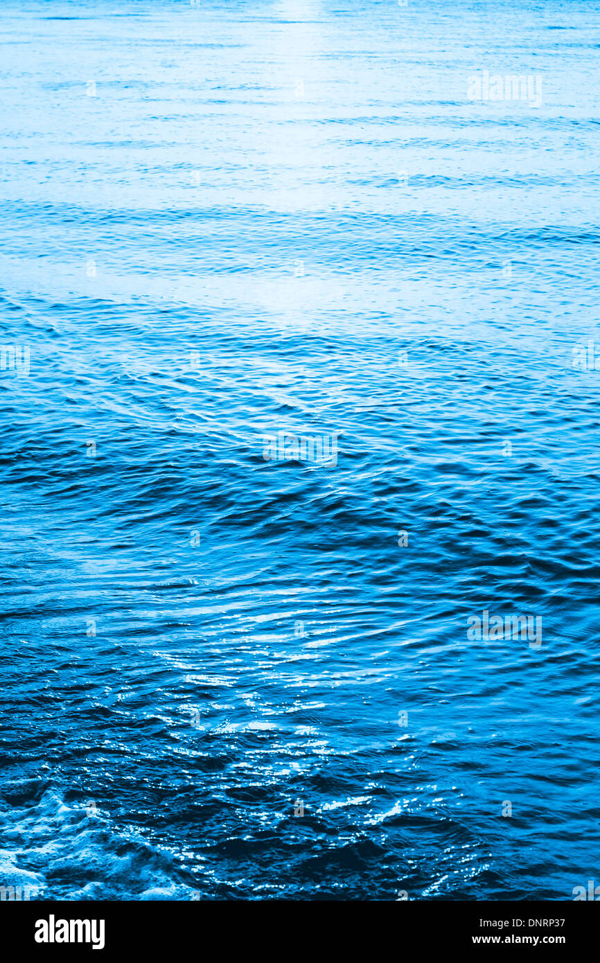 Blue Sea Ocean Waves Background Stock Photo