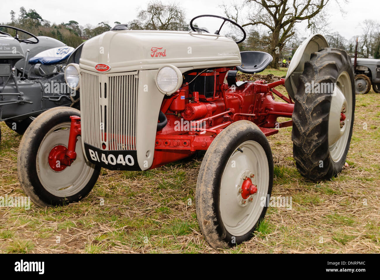Old Ford tractor Stock Photo