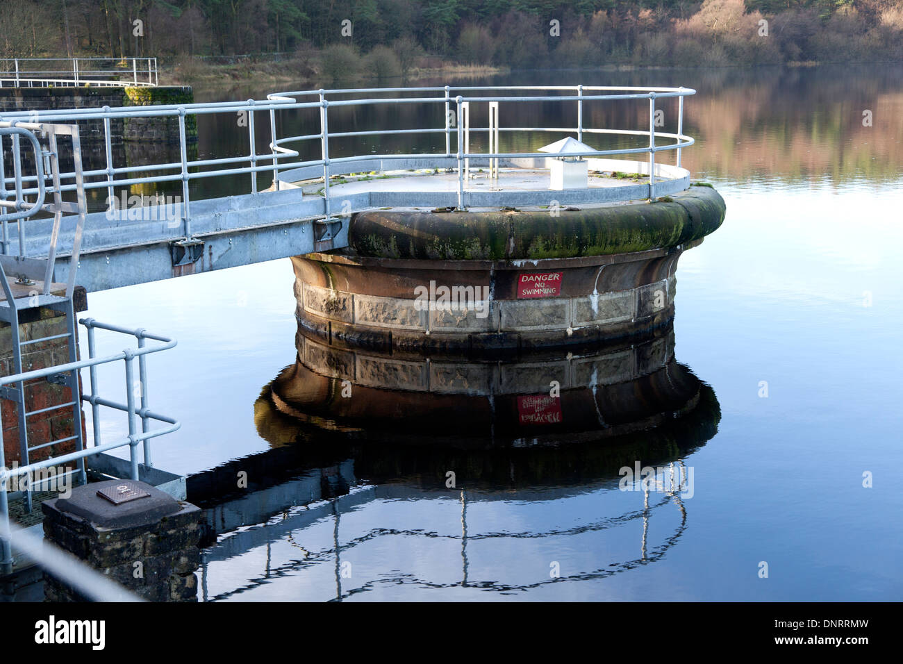 Ogden Water reservoir, Halifax, West Yorkshire Stock Photo
