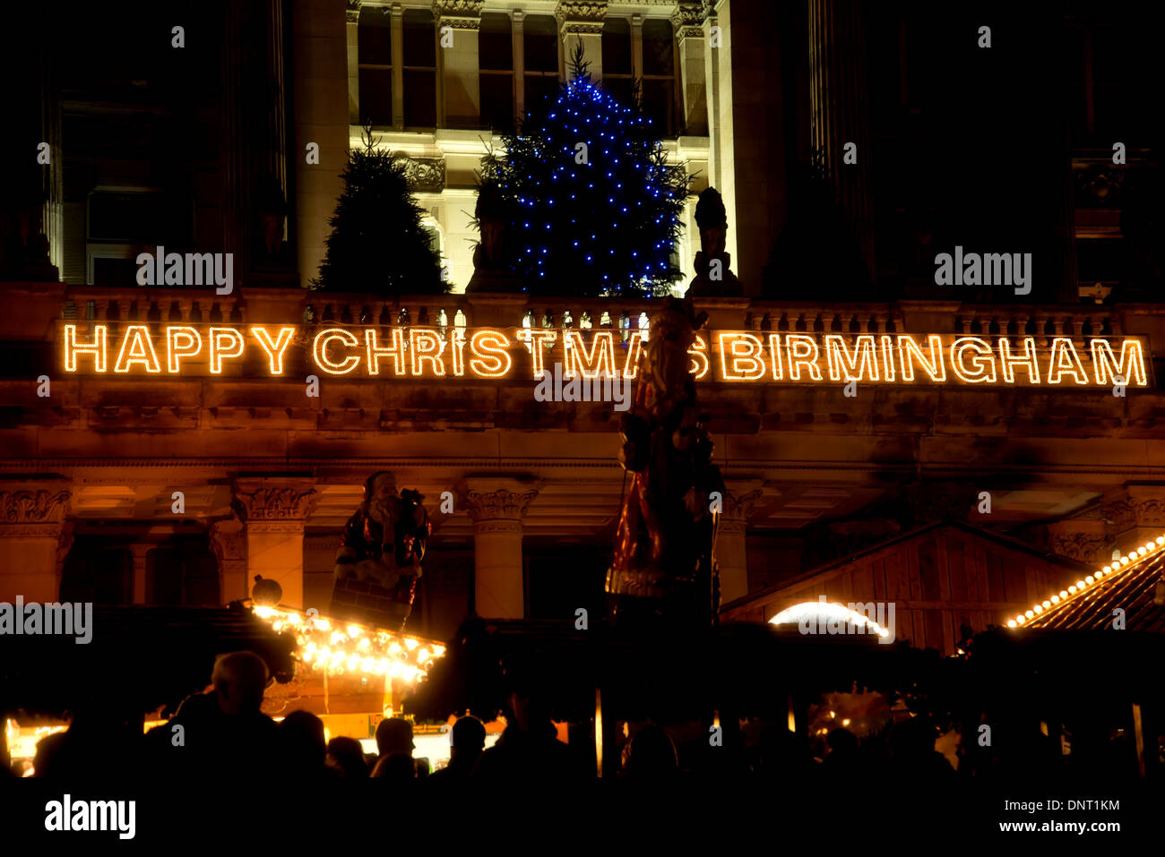 German Christmas Market Birmingham Stock Photo Alamy