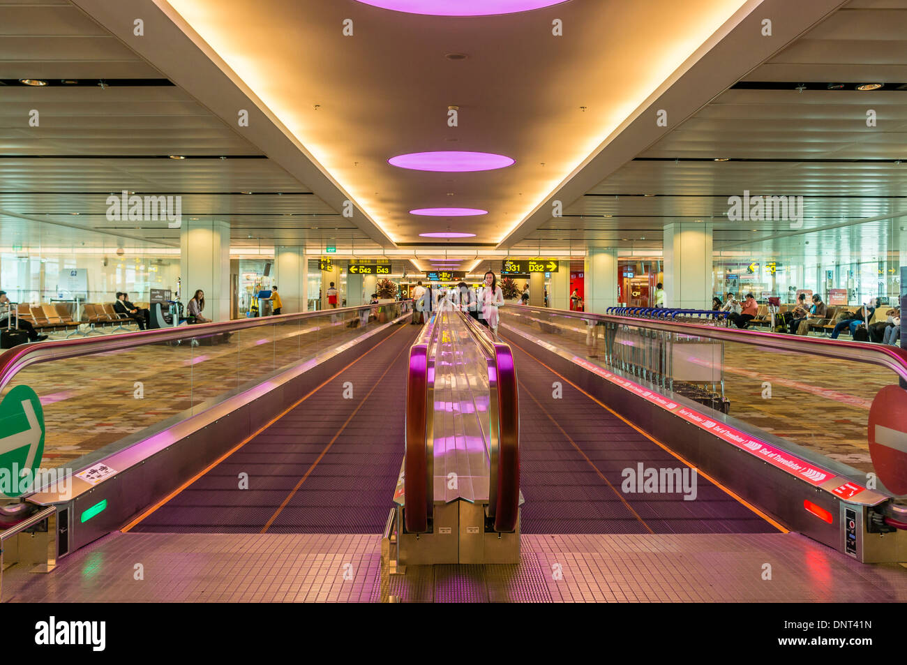 Singapore Changi International Airport Stock Photo