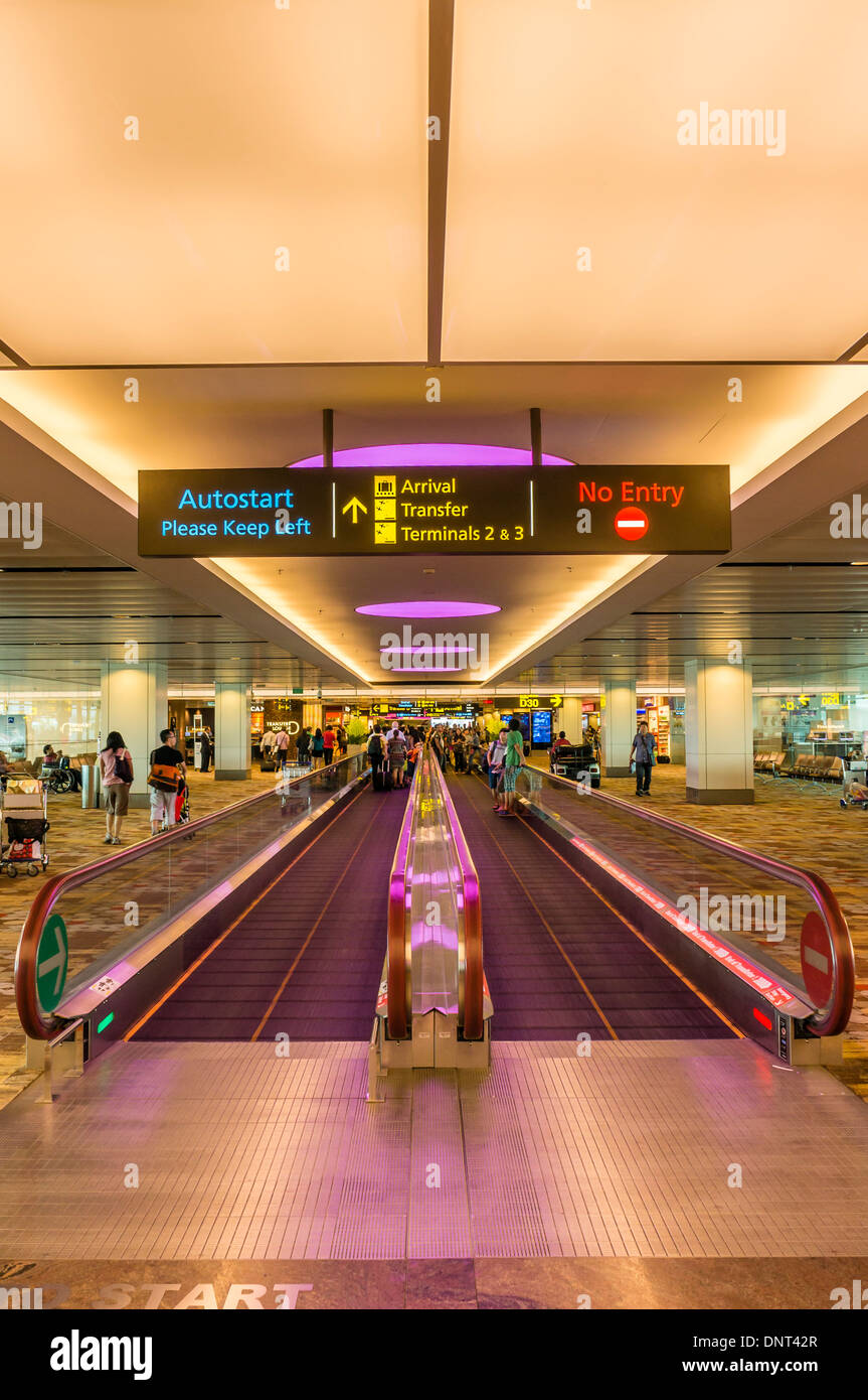 Singapore Changi International Airport Stock Photo