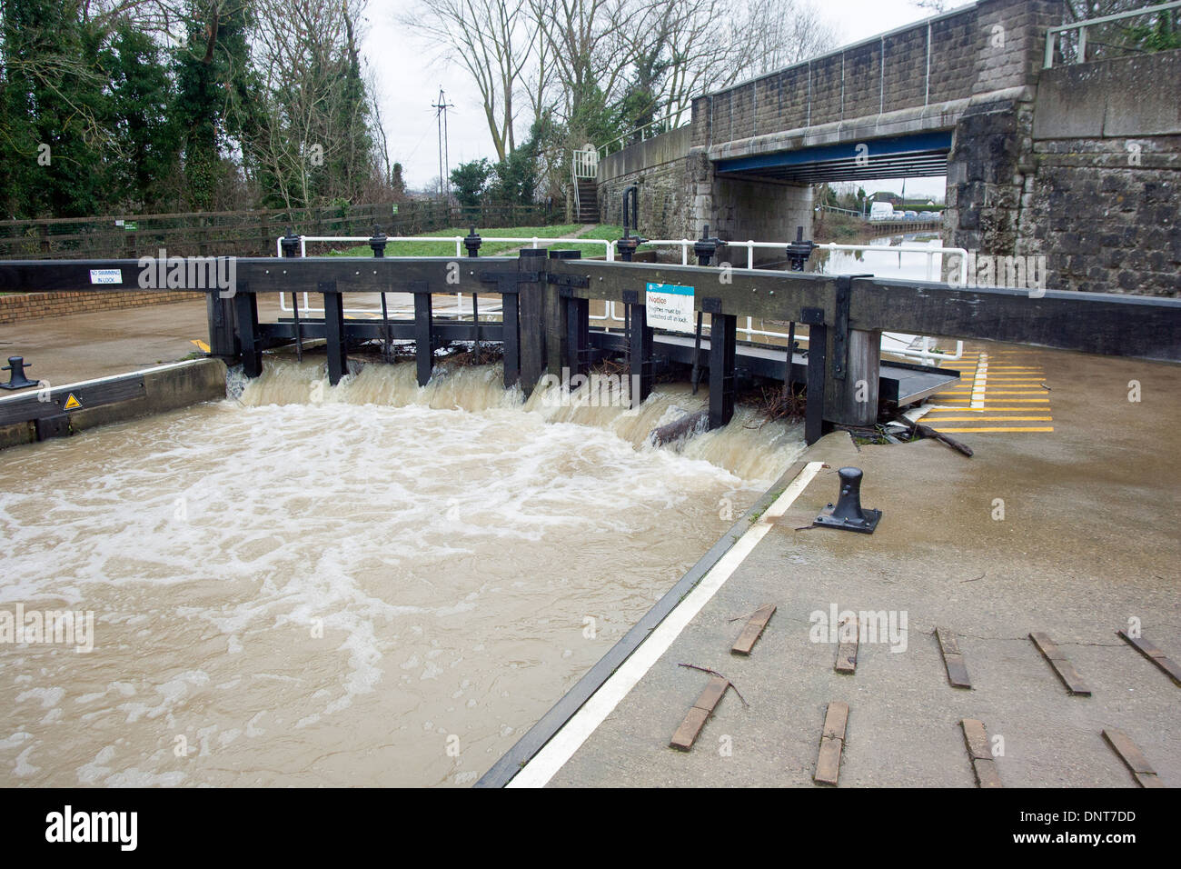 River Medway Flooding Kent England UK Europe Stock Photo
