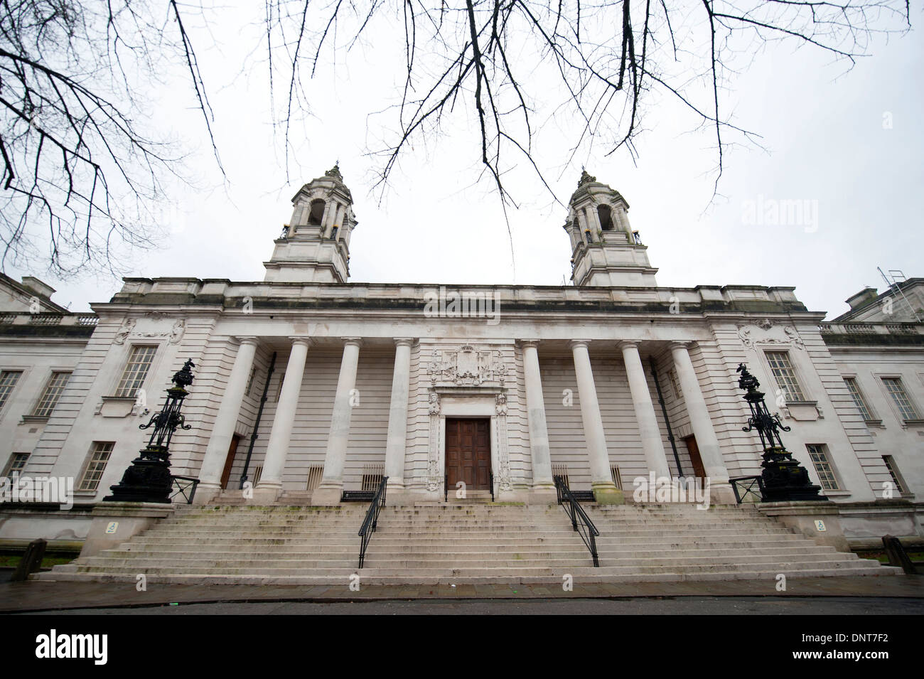 Cardiff Crown Court Stock Photo Alamy