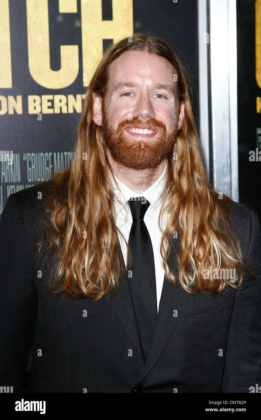 Patrick Barry attends the world premiere of 'Grudge Match' at the Ziegfeld Theatre Stock Photo