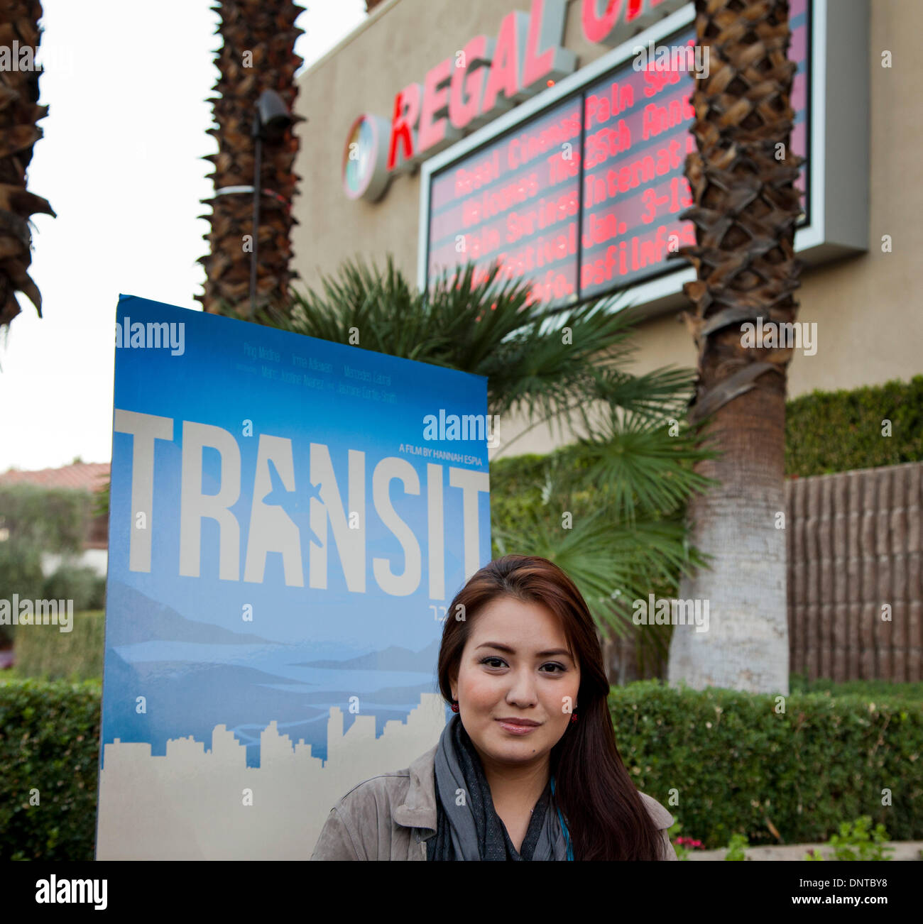 Palm Springs, CA, USA . 06th Jan, 2014. 25th Palm Springs Film Festival Seen here - Hannah Espia, the director, of the Philippines entry TRANSIT. Credit:  Motofoto/Alamy Live News Stock Photo