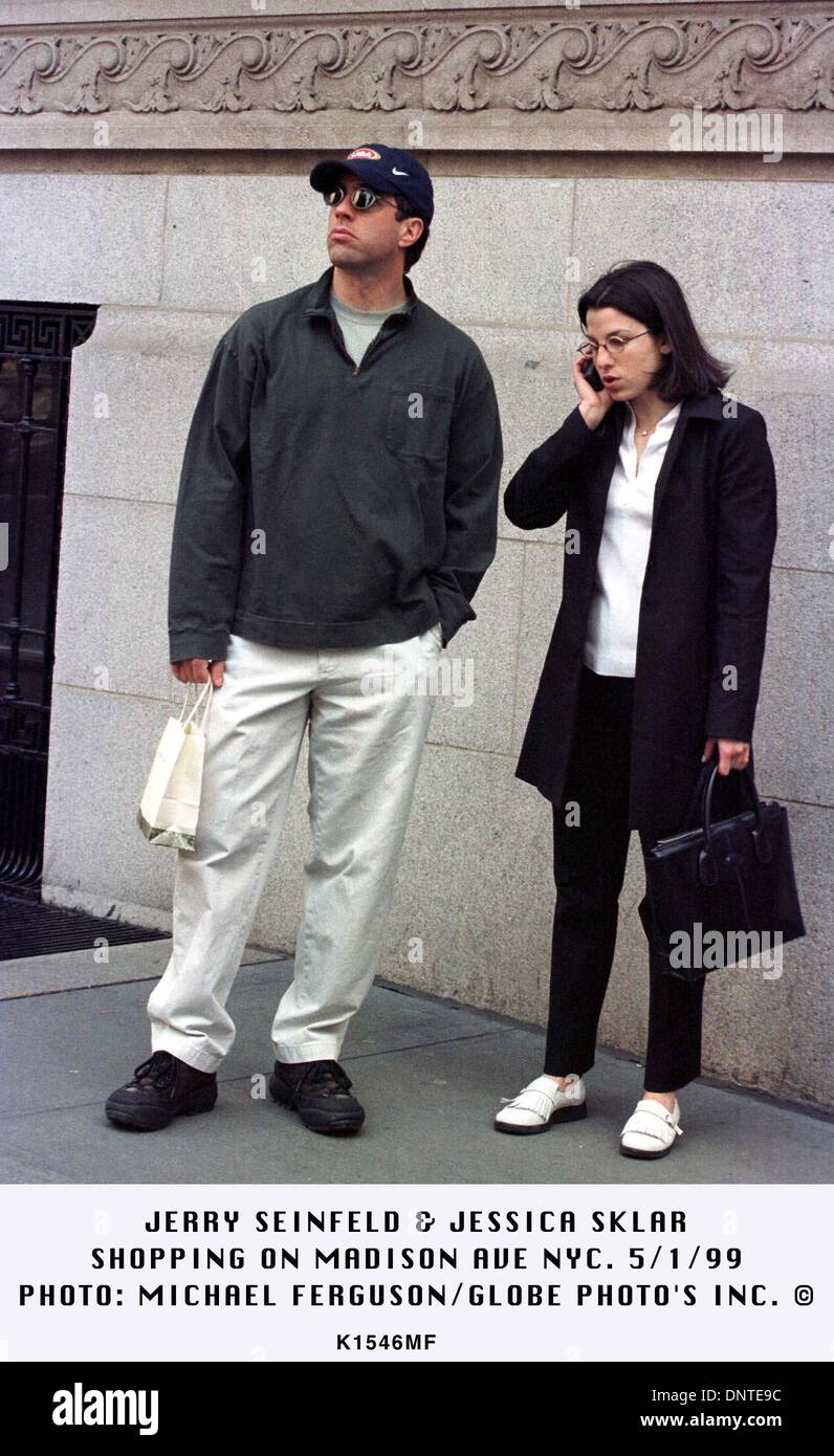 May 1, 1999 - K1546MF 05/01/99.JERRY SEINFELD & JESSICA SKLAR .SHOPPING