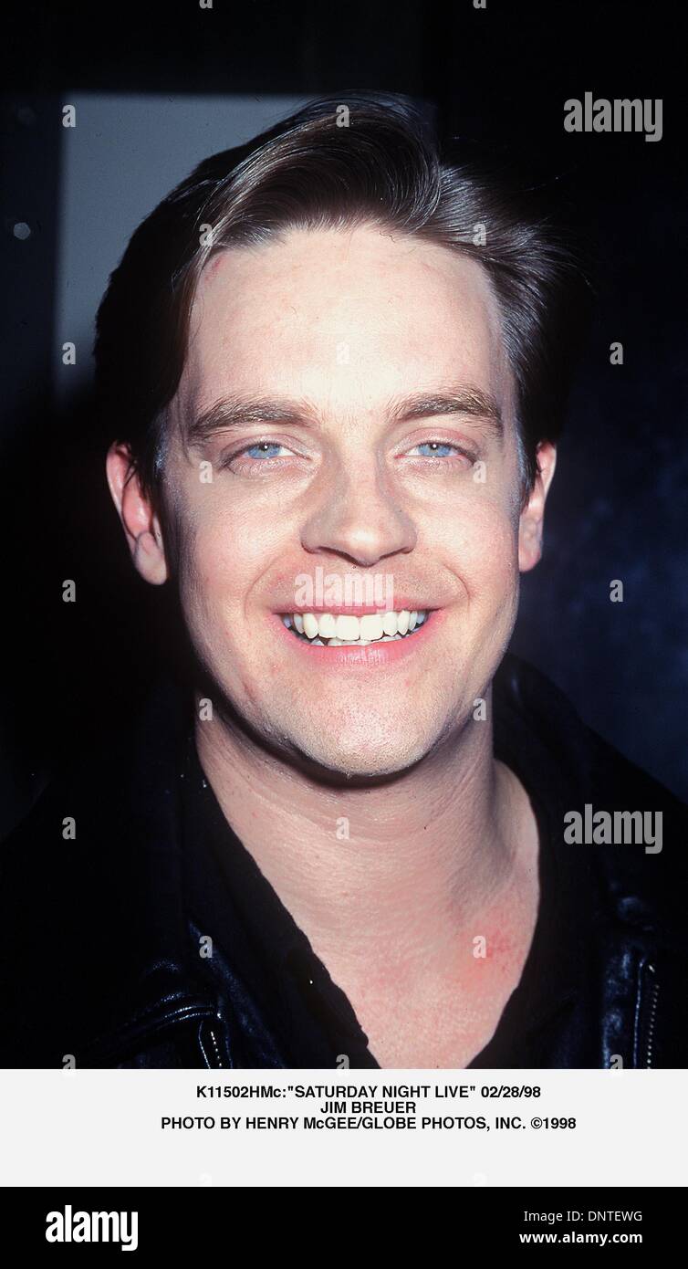 May 7, 2001 - K11502HMc:''SATURDAY NIGHT LIVE'' 02/28/98.JIM BREUER. HENRY McGEE/   1998(Credit Image: © Globe Photos/ZUMAPRESS.com) Stock Photo