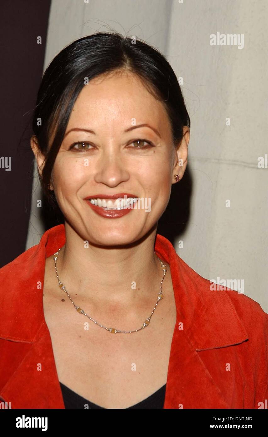 Feb. 13, 2002 - K24038AG            SD0212.KELLY HU'S CHINESE NEW YEAR PARTY .KELLY HU, STAR OF SCORPION KING, HOSTED A CHINESE NEW YEAR PARTY WITH TRADITIONAL CHINESE, DANCING DRAGONS AND ACROBATS, AT THE LUCKY DUCK RESTAURANT IN LOS ANGELES, CALIFORNIA. AMY GRAVES/   2002.JULIA NICKSON SOUL(Credit Image: © Globe Photos/ZUMAPRESS.com) Stock Photo