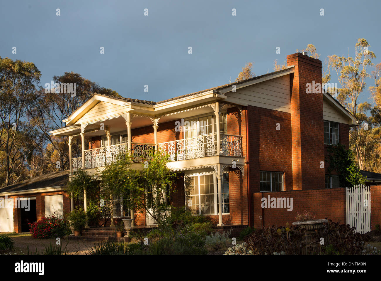 Country house in the Australian bush Stock Photo