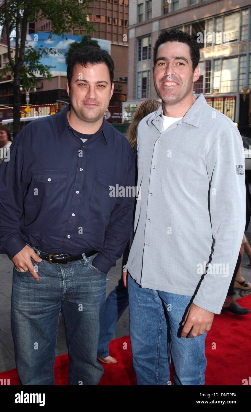 May 29 2002 K25180ar 5 29 02 Jimmy Kimmel And Adam Carolla Co Host A Premiere Party For Comedy Central S New Series Crank Yankers At Carolines On Broadway Nyc Jimmy Kimmel And Adam Carolla Andrea Renault