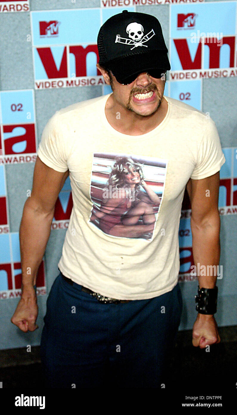 Aug. 30, 2002 Johnny Knoxville.MTV Video Music Awards.Radio City