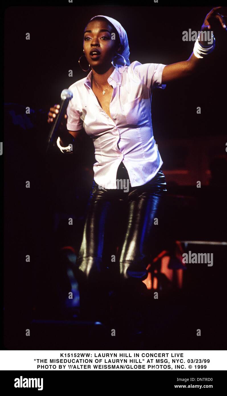 Mar. 23, 1999 K15152WW 03/23/99.LAURYN HILL CONCERT LIVE.''THE