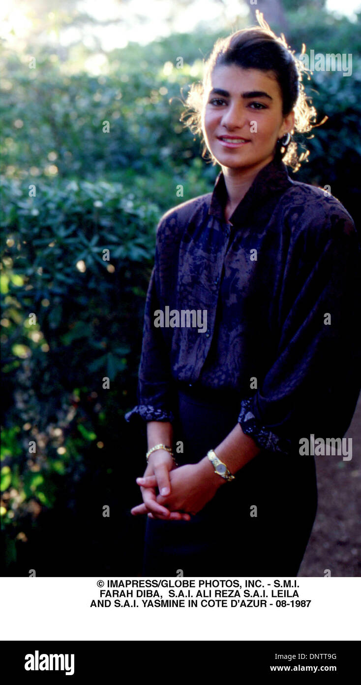 June 15, 2001 - © IMAPRESS/ 08-1987- LEILA IN COTE D'AZUR(Credit Image: © Globe Photos/ZUMAPRESS.com) Stock Photo