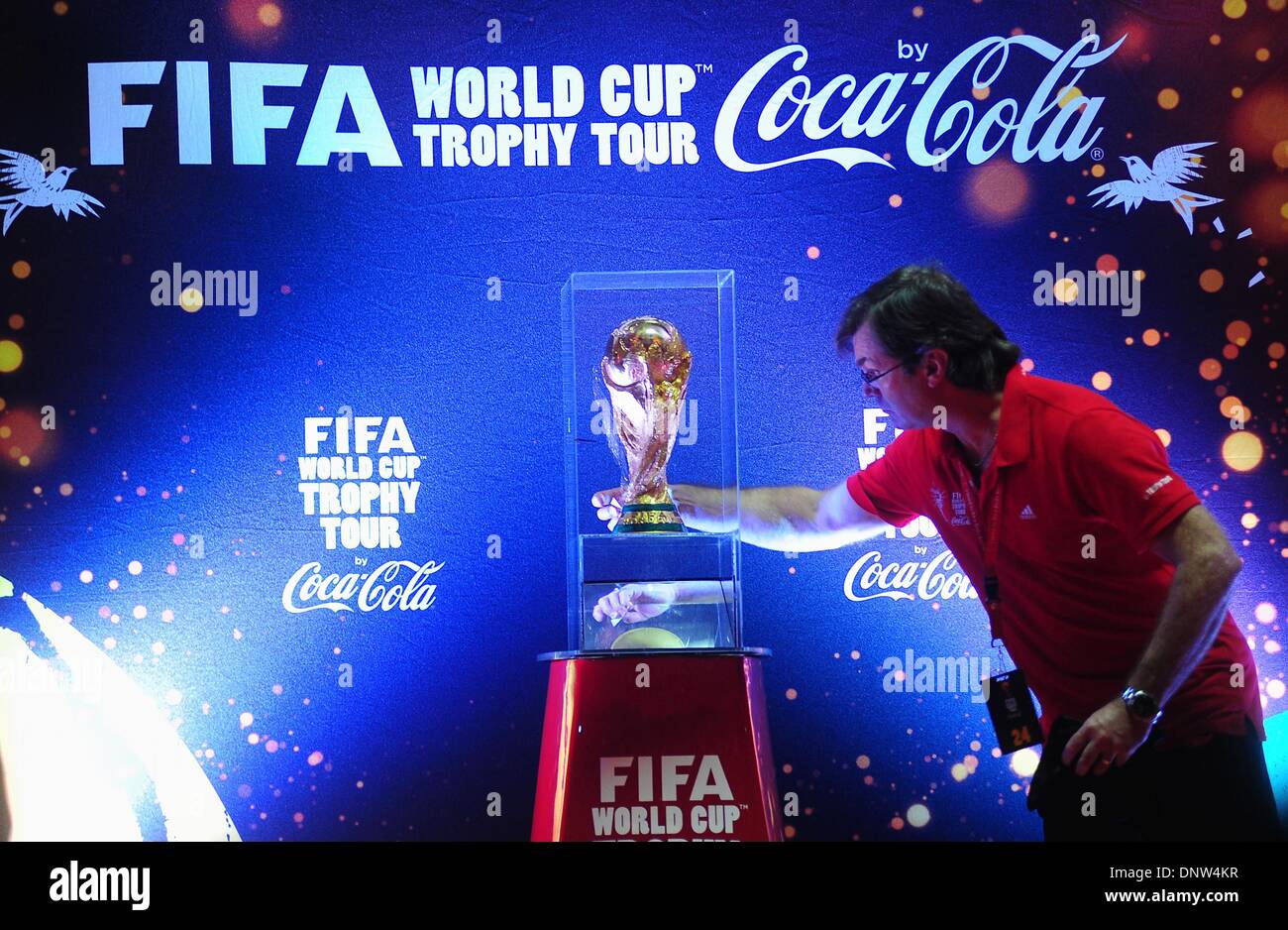 A ceremony to unveil Louis Vuitton's travel case for the 2018 FIFA World Cup  trophy on May 17, 2018 in Paris, France. Photo by Alban  Wyters/ABACAPRESS.COM Stock Photo - Alamy