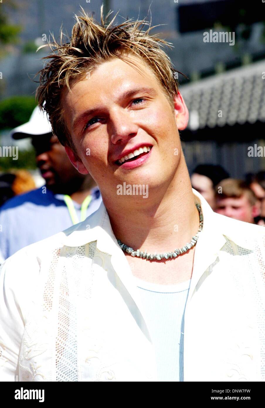 Aug. 4, 2002 - K2109LOC NICK CARTER.2002 TEEN CHOICE AWARDS.AT THE