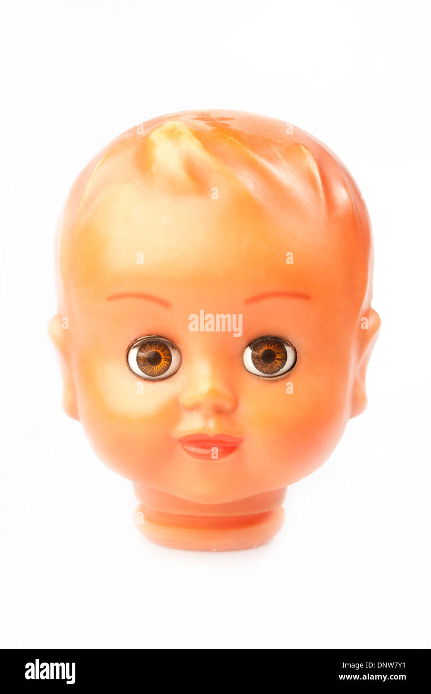 Plastic hotsell doll head